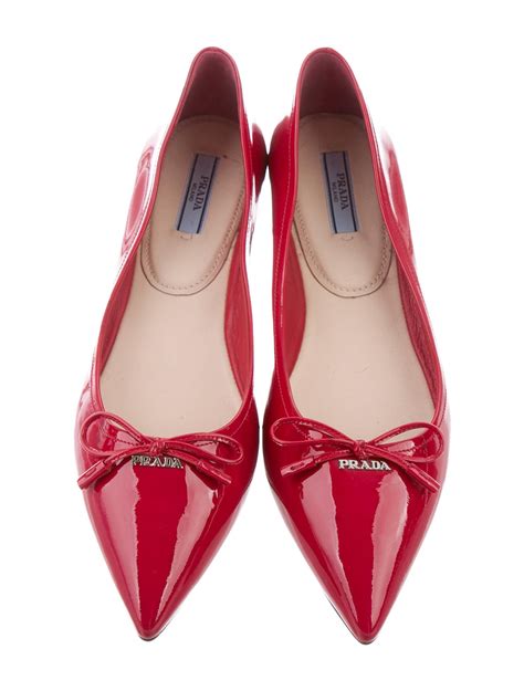 prada red bottom shoes|prada backless pointed toe flat.